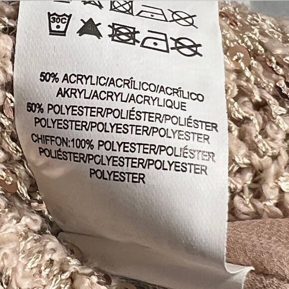 ATMOSPHERE Sequin V-Neck Knit Sweater 8 - Picture 6 of 7